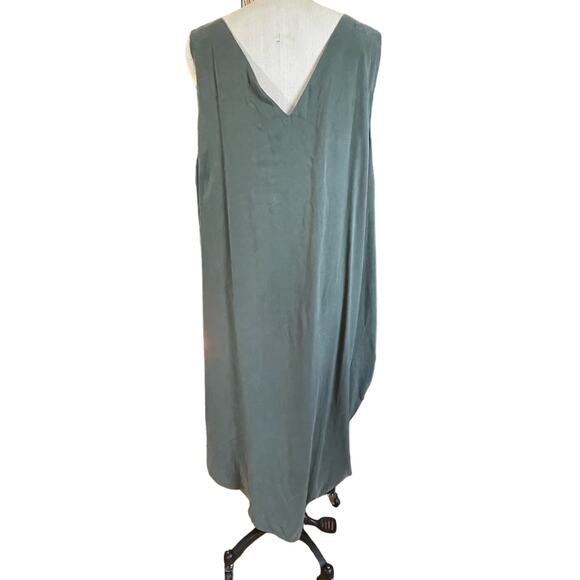NWT Universal Standard Geneva Sage Green Asymmetric Maxi Dress Size X-Large XL - Picture 5 of 10